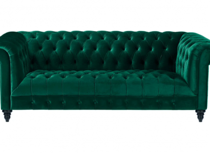 Chesterfield Turkis Couch Luxus Polster Möbel Sofa mit Knöpfen Dreisitzer Samt